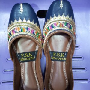 Multi Color Style 2 Khoosay Embroidered Shoes